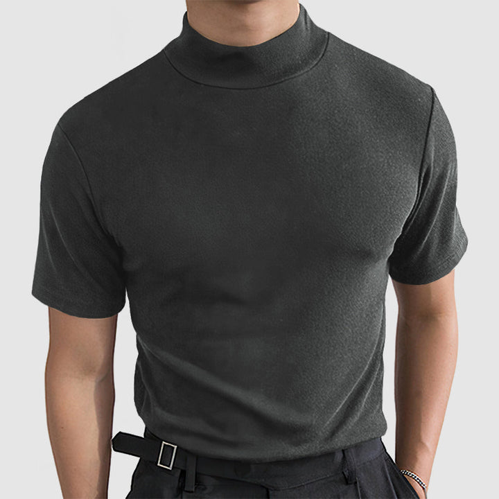 Heren stretch katoenen T‑shirt – casual, voor dagelijks gebruik en geschikt voor alle seizoenen