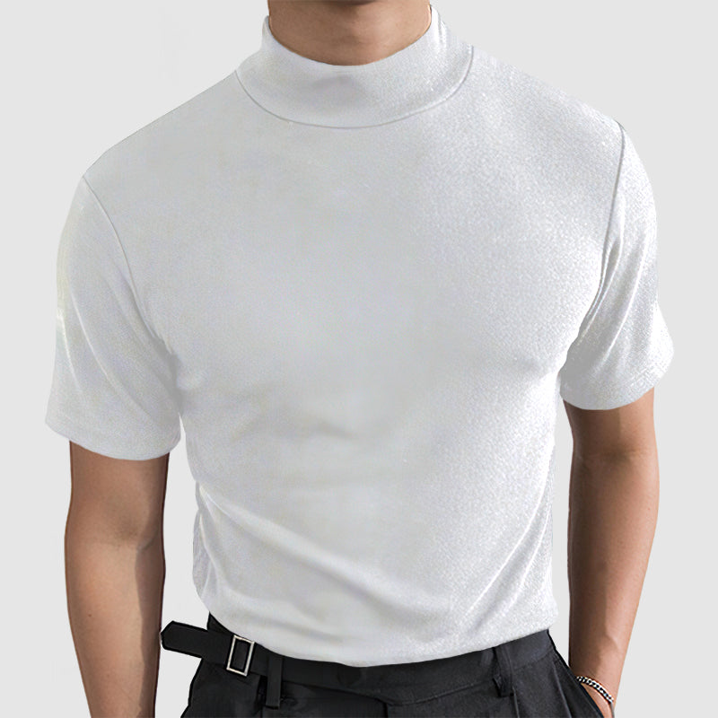 Heren stretch katoenen T‑shirt – casual, voor dagelijks gebruik en geschikt voor alle seizoenen