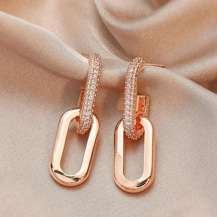 Dunne Loop Deluxe Oorbellen