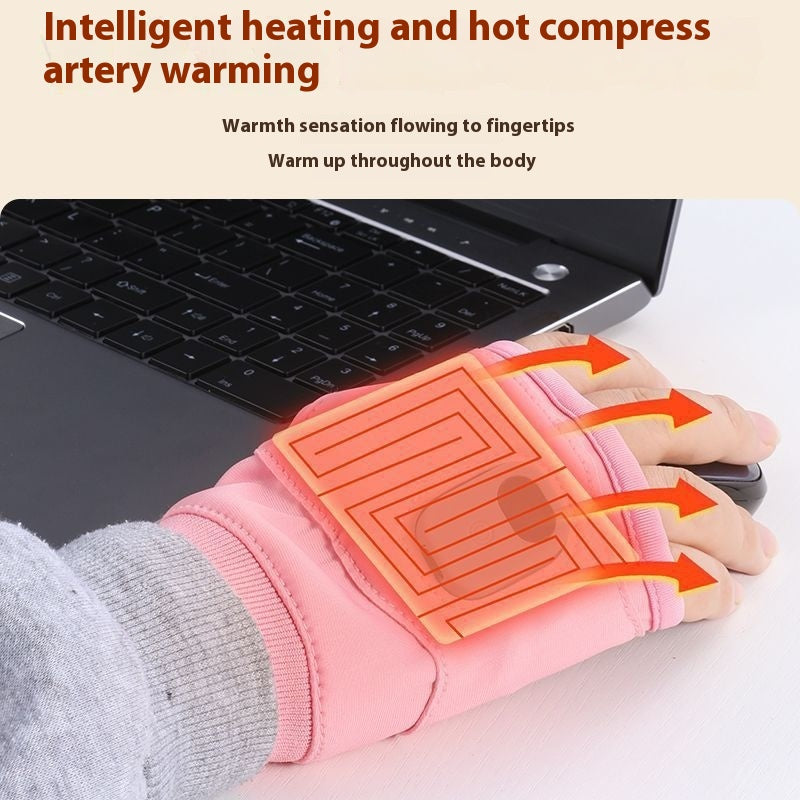Oplaadbare verwarmde handschoenen met display en 3 standen