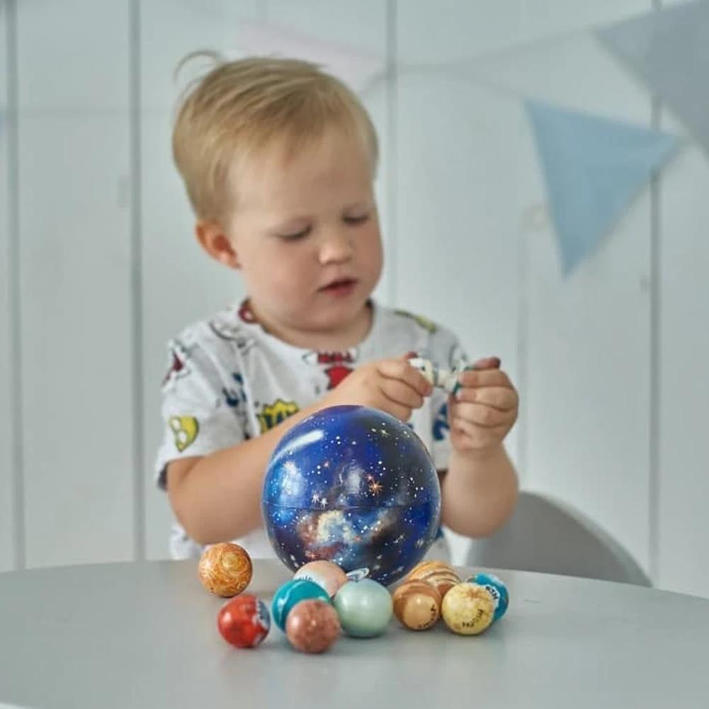 Galaxy Quest Houten Planetenset – Educatief Avontuur voor Kinderen