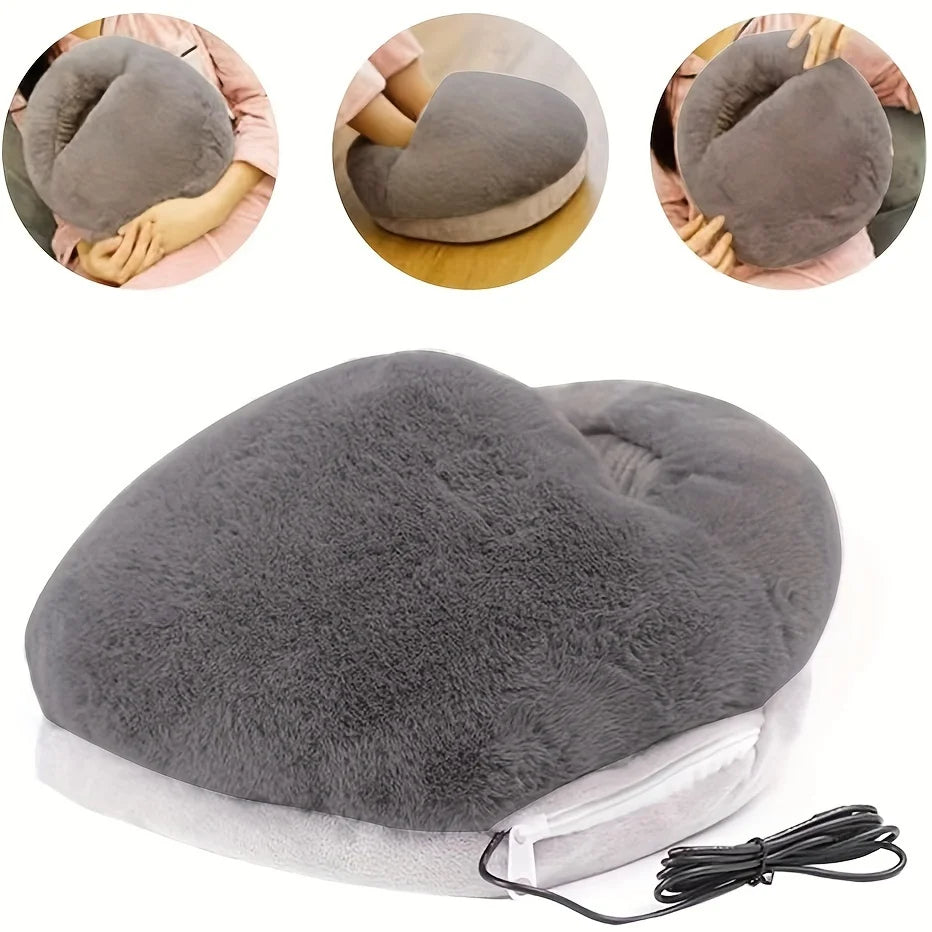 USB-voetenwarmer van zacht fluweel met constante warmte