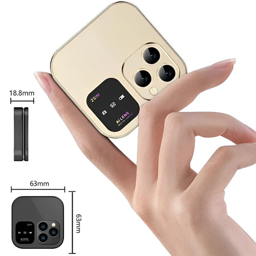 Opvouwbare Flip-Telefoon Dual SIM | 1,77" Scherm | 1000 mAh | Micro USB