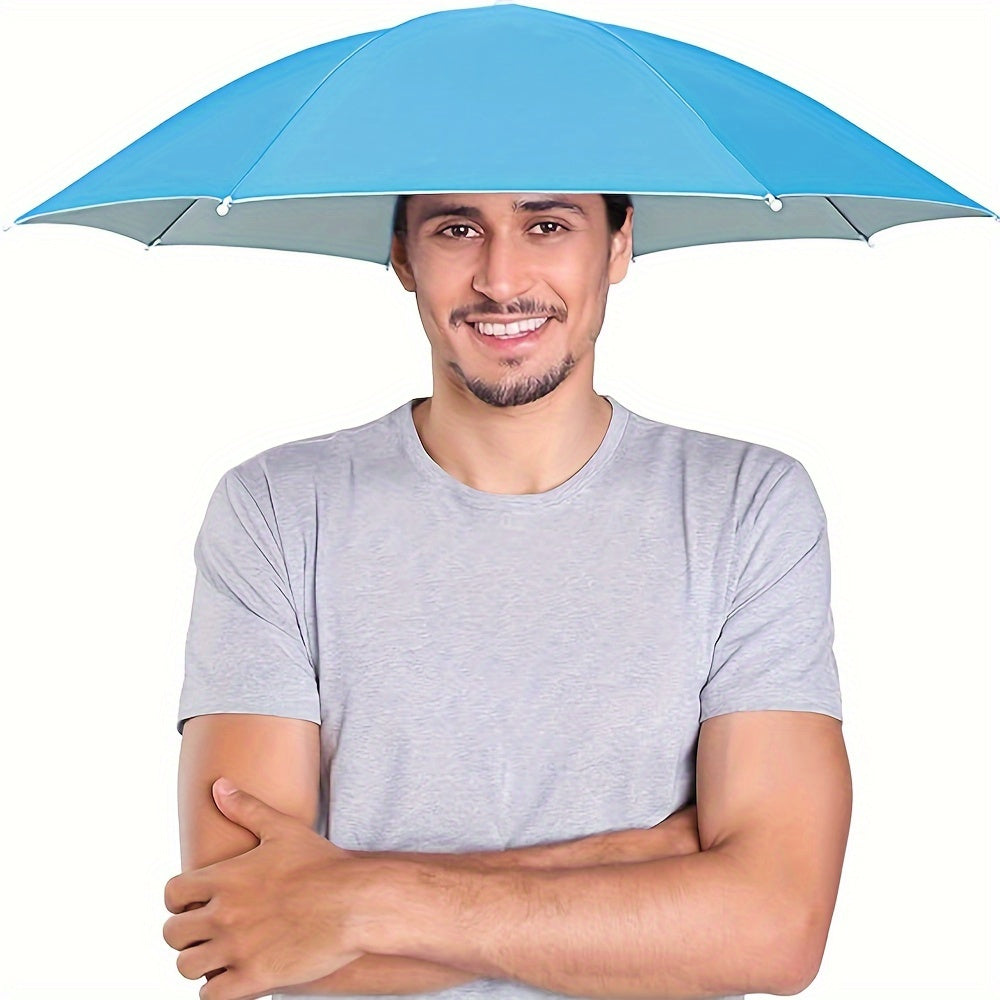 SunShade Paraplu-hoed – Lichtgewicht, UV-beschermend en Handsfree