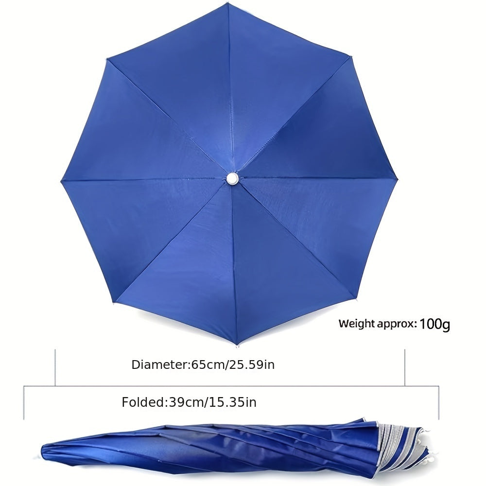 SunShade Paraplu-hoed – Lichtgewicht, UV-beschermend en Handsfree