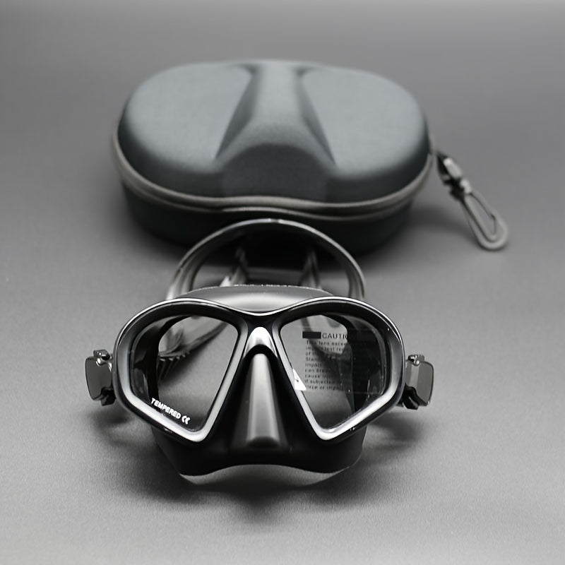 Gehard Duikmasker met Etui - Duikbril met Antifog en Camerahouder