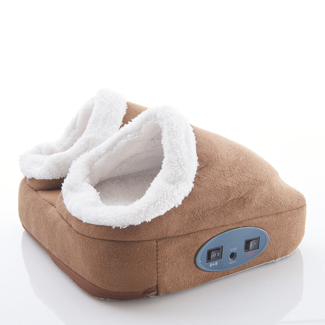 Voetenwarmer met vibratie en fleece gevoerde vakken
