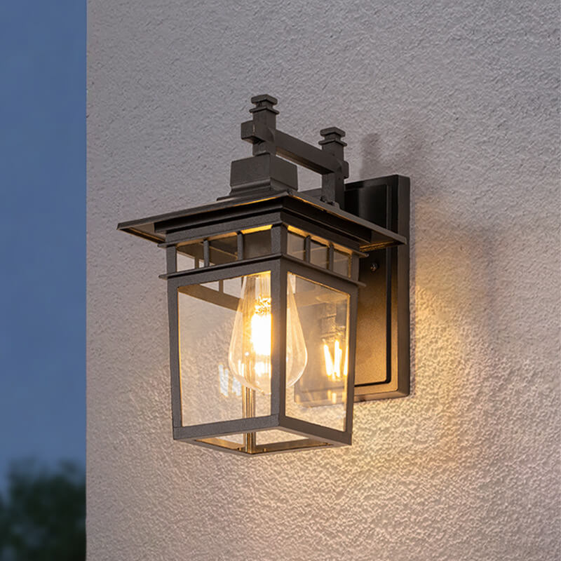 Waterdichte lantaarn-wandlamp voor buiten