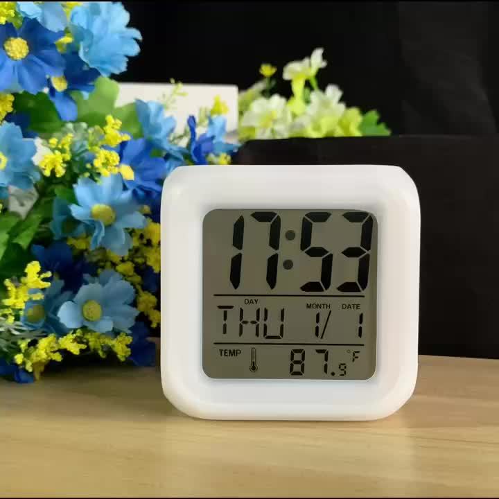 Digitale LED-klok met temperatuurweergave – Stil en helder voor elke ruimte