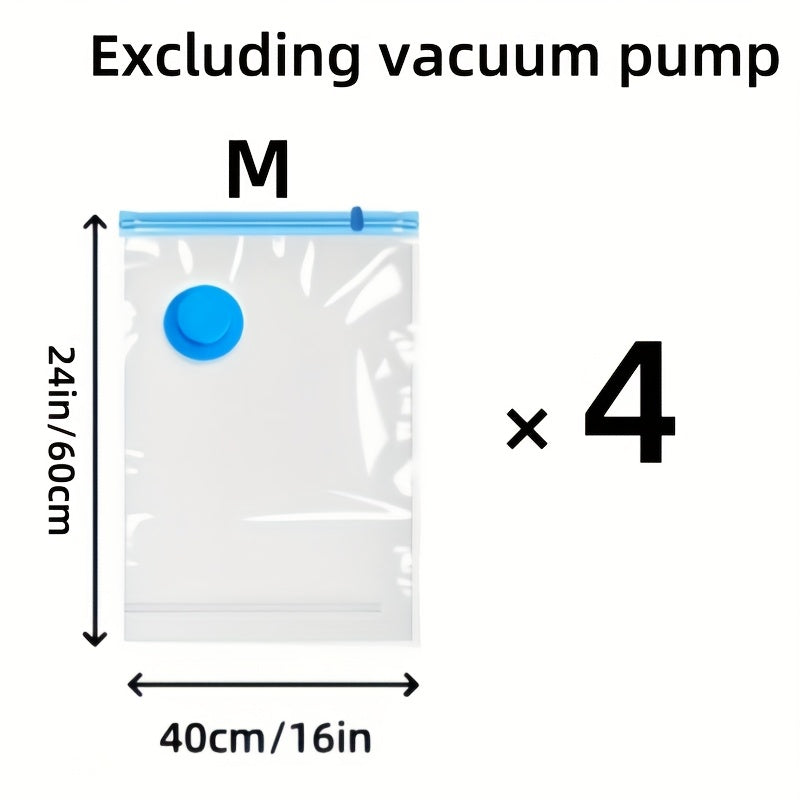 Set Vacuümzakken Extra Large – Herbruikbaar, Waterdicht en Ruimtebesparend