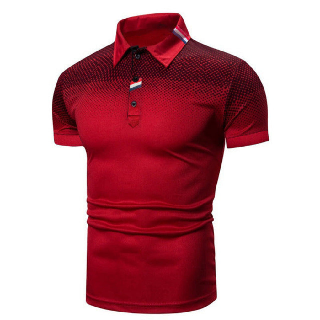 Felix | Herenpoloshirt met korte mouwen en geribde kraag