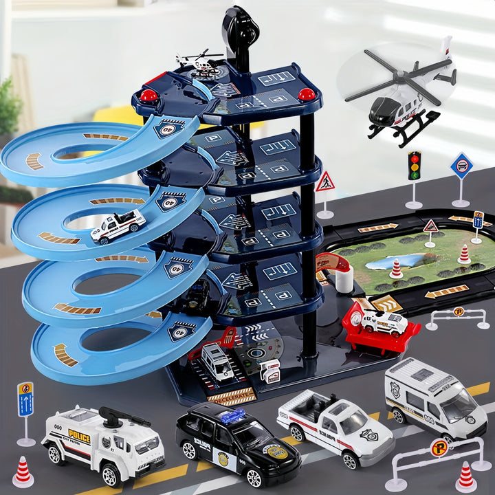 FirePark Speelgoedgarage - Spelen Met De Brandweerwagen + Verdiepingen