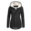 Parka met fleecevoering, capuchon en zakken voor dames