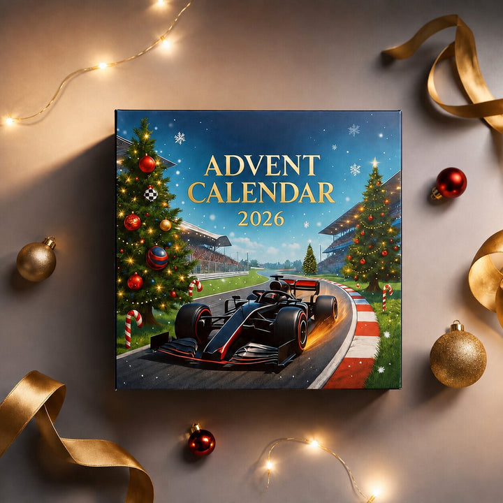 Raceauto-adventskalender 2026 met 24 motorsportverrassingen