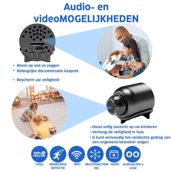 Minieye - Full HD Beveiligingscamera