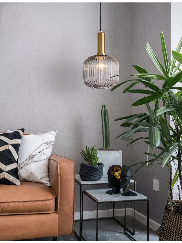 Retro Glazen Hanglamp – ColorVibe