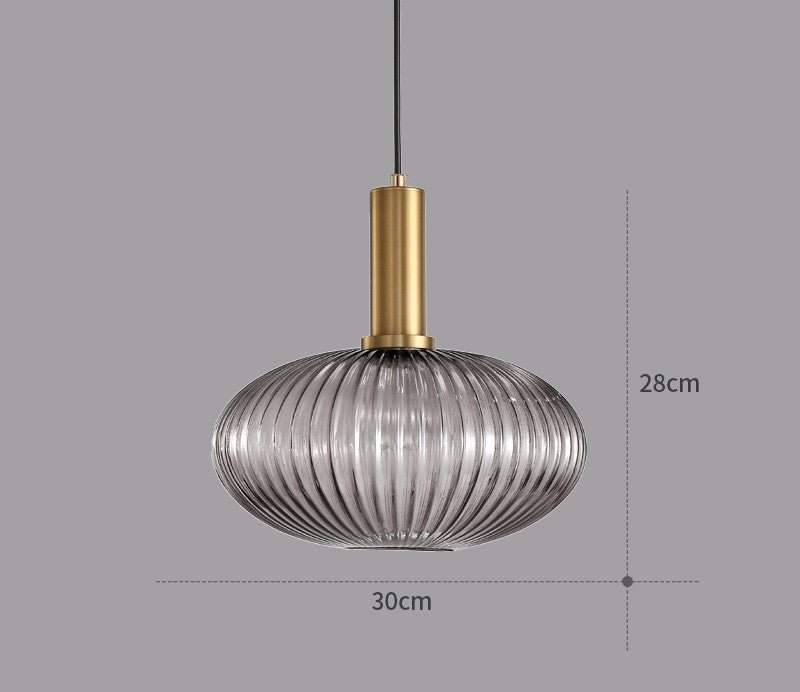 Retro Glazen Hanglamp – ColorVibe