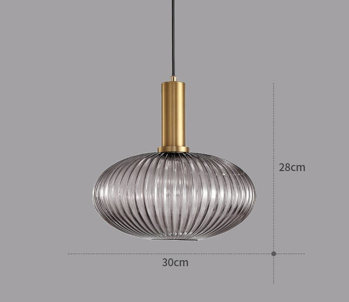 Retro Glazen Hanglamp – ColorVibe
