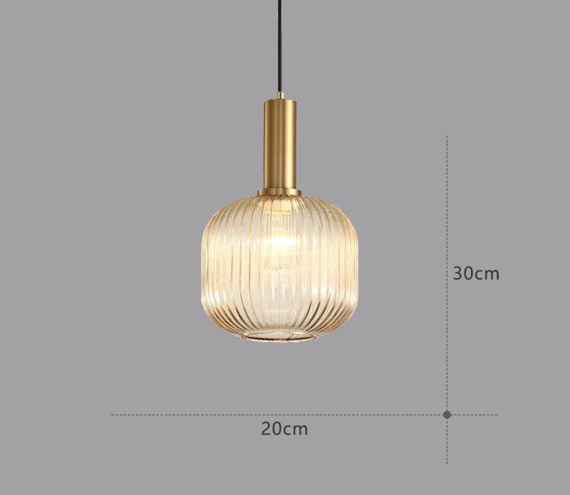Retro Glazen Hanglamp – ColorVibe