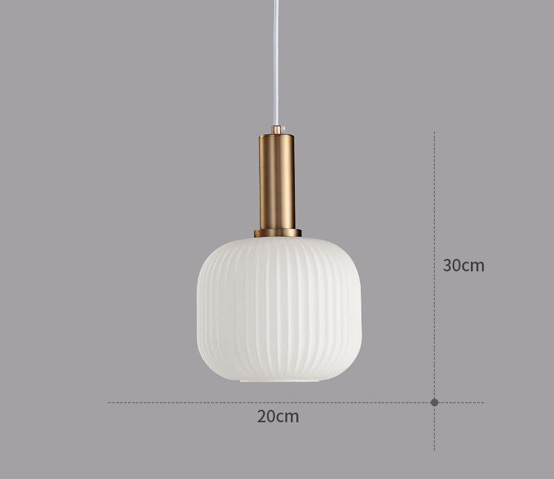 Retro Glazen Hanglamp – ColorVibe