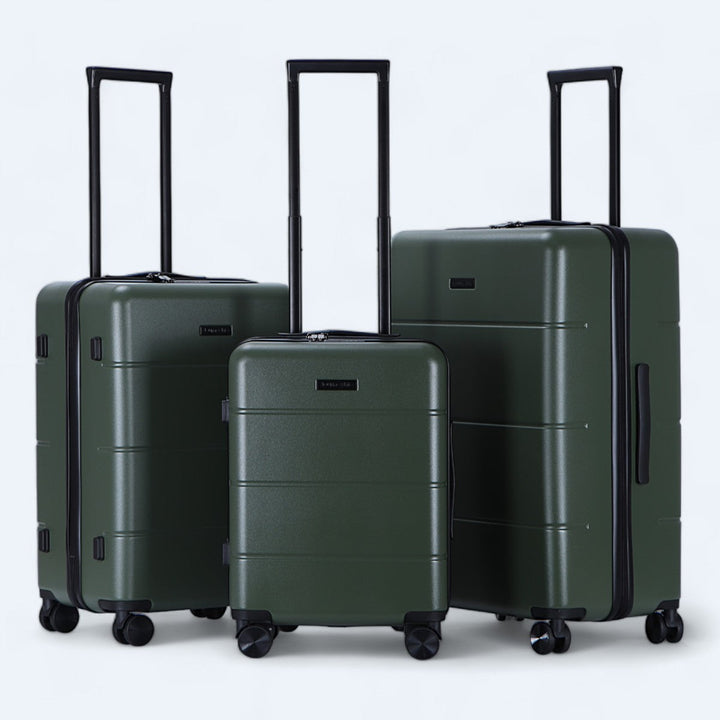 Harde koffers in 3 formaten, los of als 3-delige set
