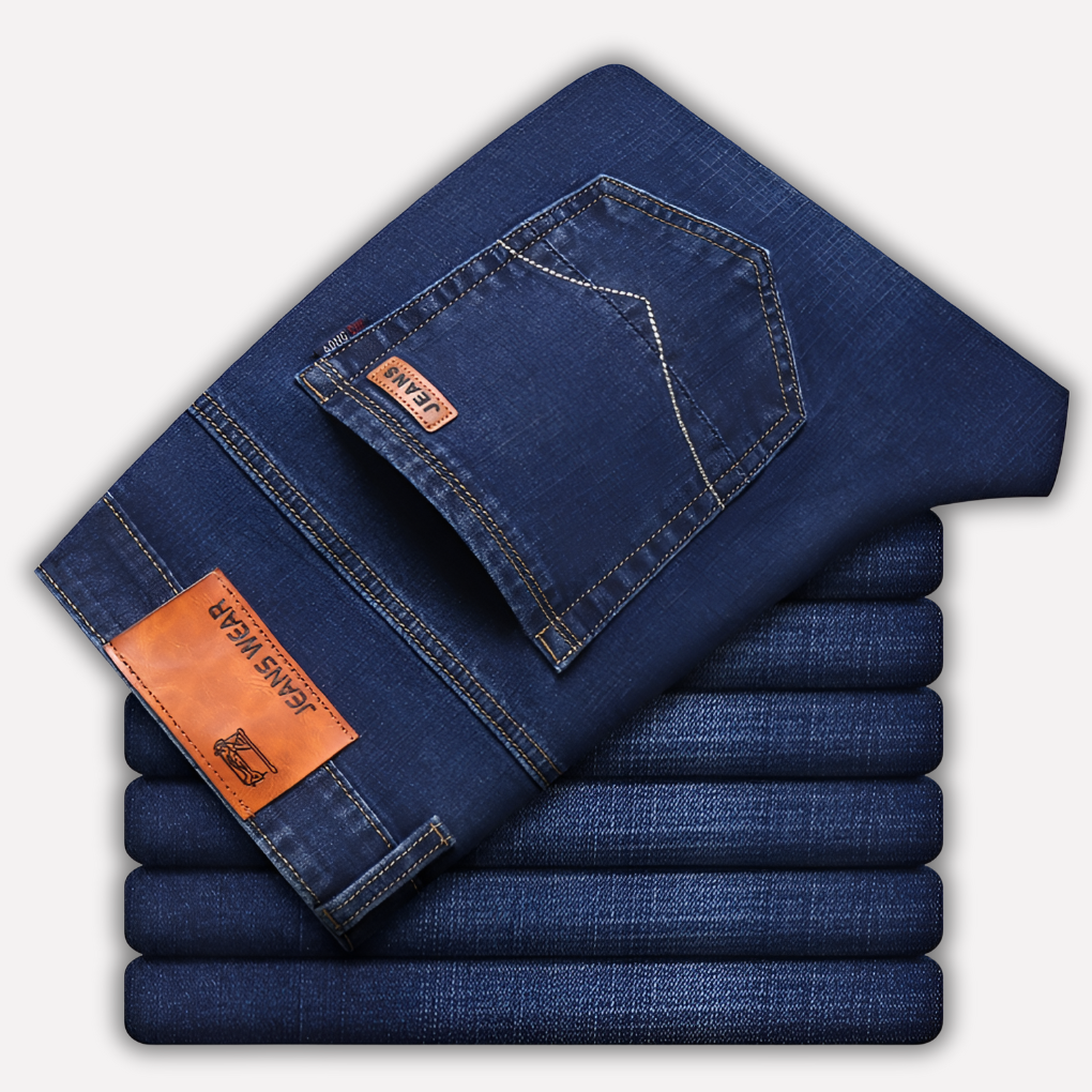 Heren jeans met rechte pijpen - Duurzame denim