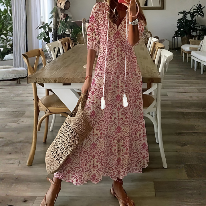 Bohemian maxi-jurk voor dames