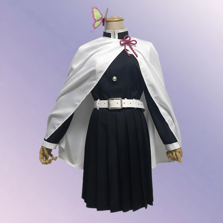 Halloween anime cosplaykostuum en outfit voor verkleden als personage met haorijas en beenwikkels