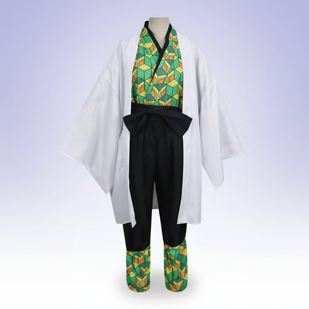 Halloween anime cosplaykostuum en outfit voor verkleden als personage met haorijas en beenwikkels