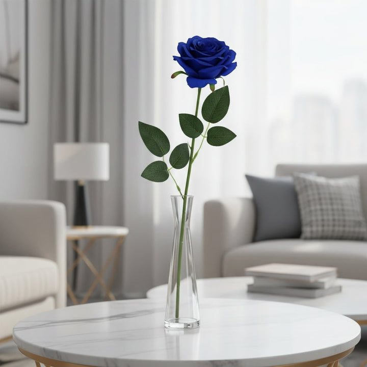 Halloween kunstbloemen, neprozen in bulk, kunstrozen met lange steel voor decoratie en feestarrangementen