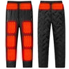 Verwarmde broek met sherpavoering en meerdere warmtezones