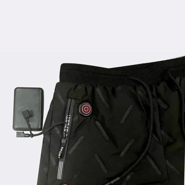 Verwarmde broek met sherpavoering en meerdere warmtezones