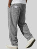 Heren Ribbroek met Elastische Tailleband en Steekzakken
