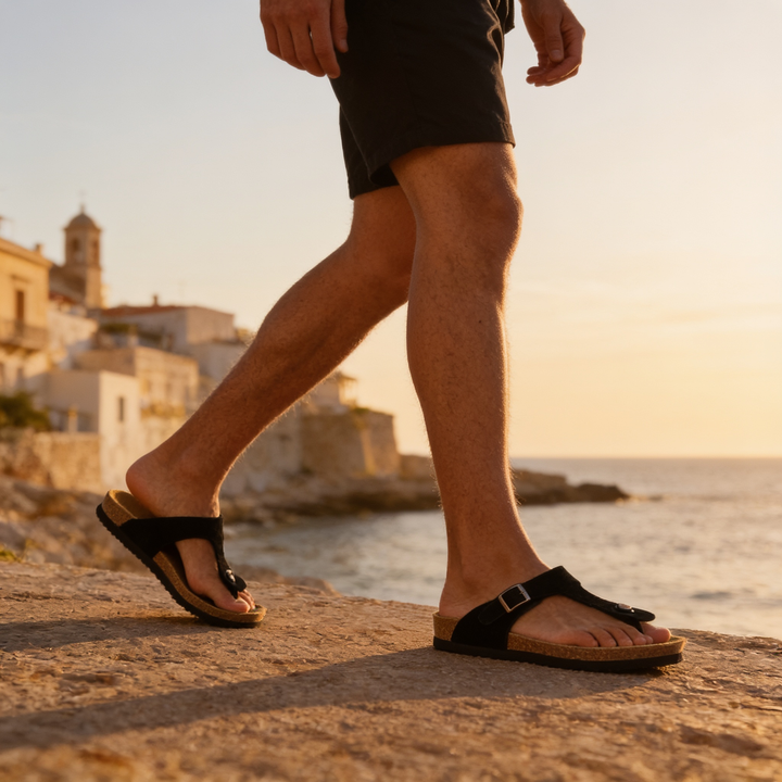 Heren Slippers Met Gesp — afbeelding 1