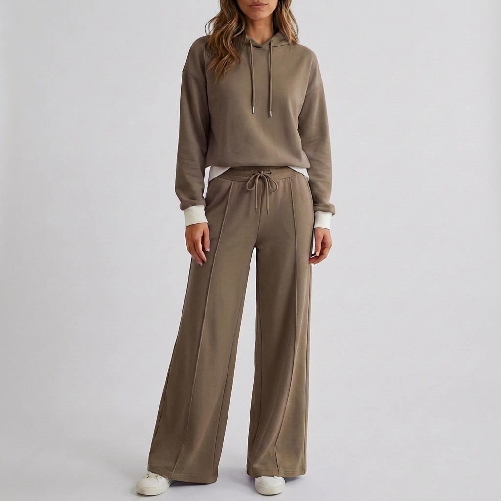 Ontspannen tweedelige outfit