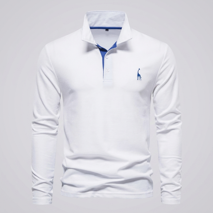 Heren Klassiek Knoop-Hals Polo Shirt