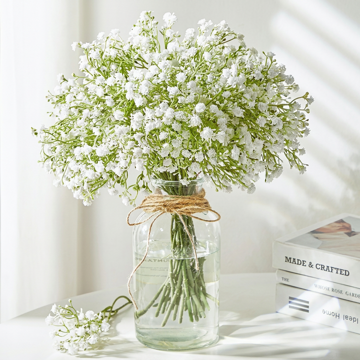 Set van 10–15 Kunstbloemen Gipskruid voor Decoratie & DIY