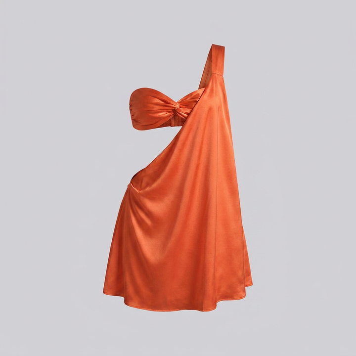 Asymmetrische Zomerjurk met Open Schouder
