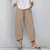 Dames Cropped Broek met Wijde Pijpen