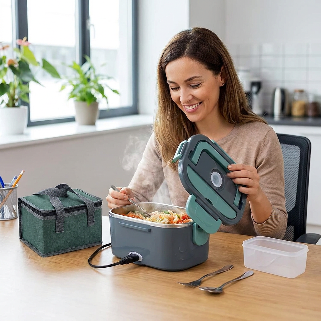 1.5 L Elektrische Lunchbox | Draagbare Warmhouder 60 W