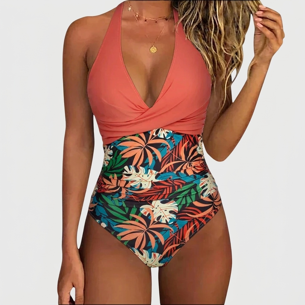 Women’s Floral Halter Suit