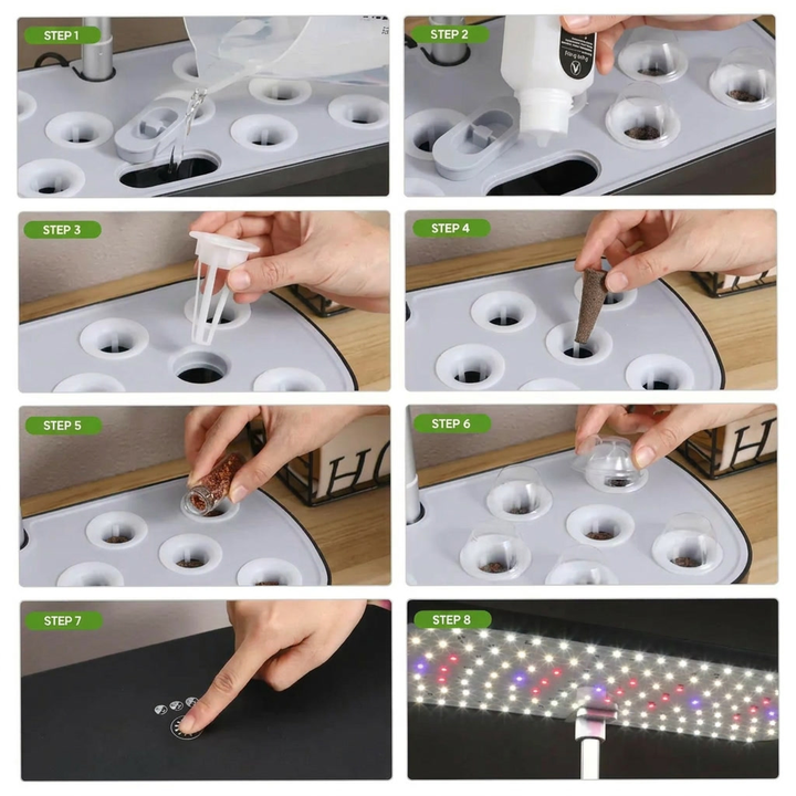 Slimme hydrocultuur-kweekset