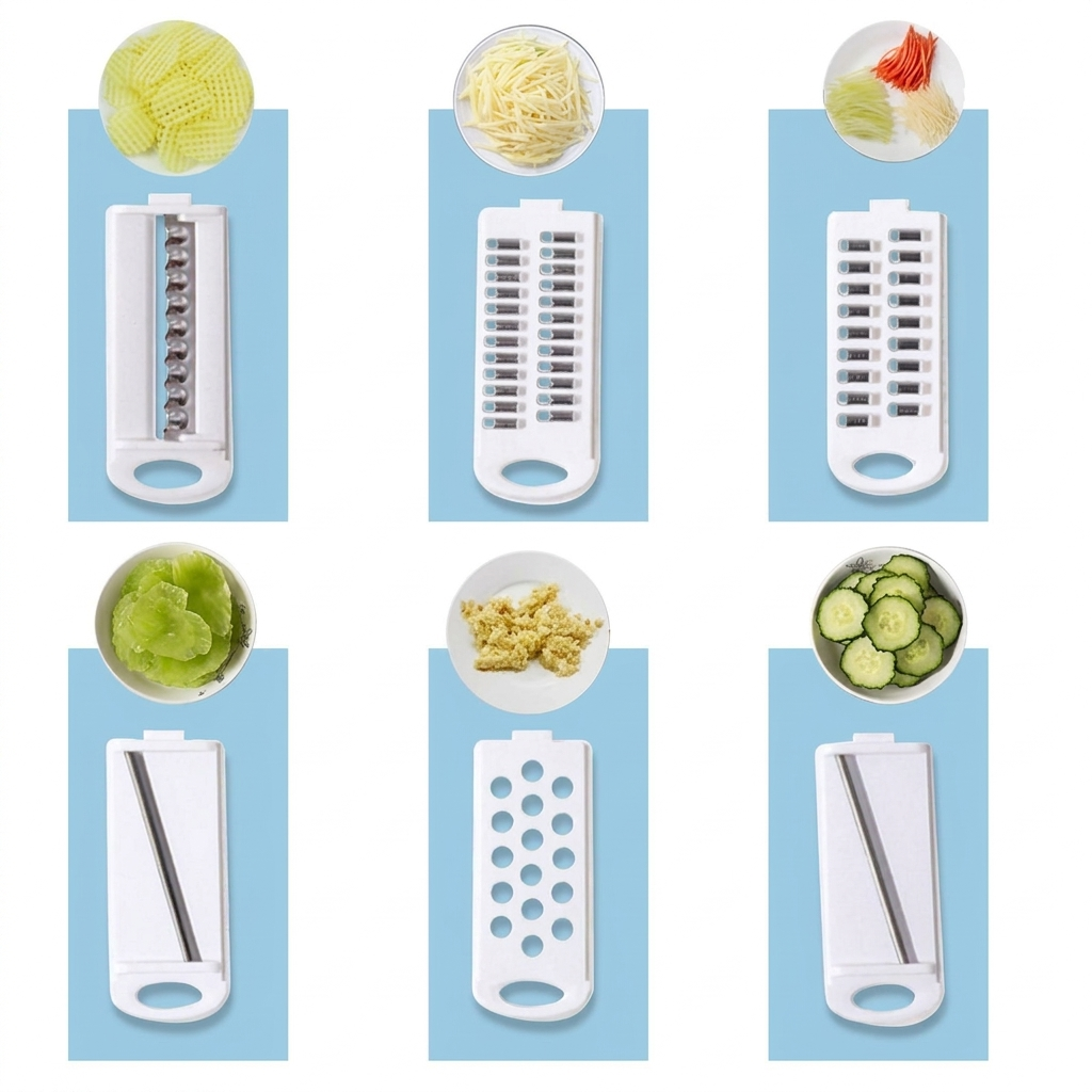 12-in-1 multifunctionele keukensnijset