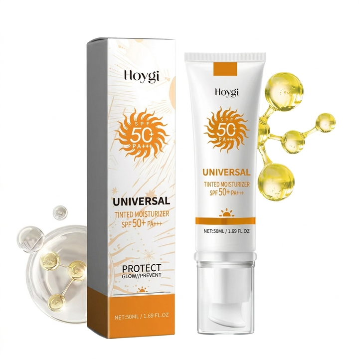 Getinte moisturizer met SPF – beschermt