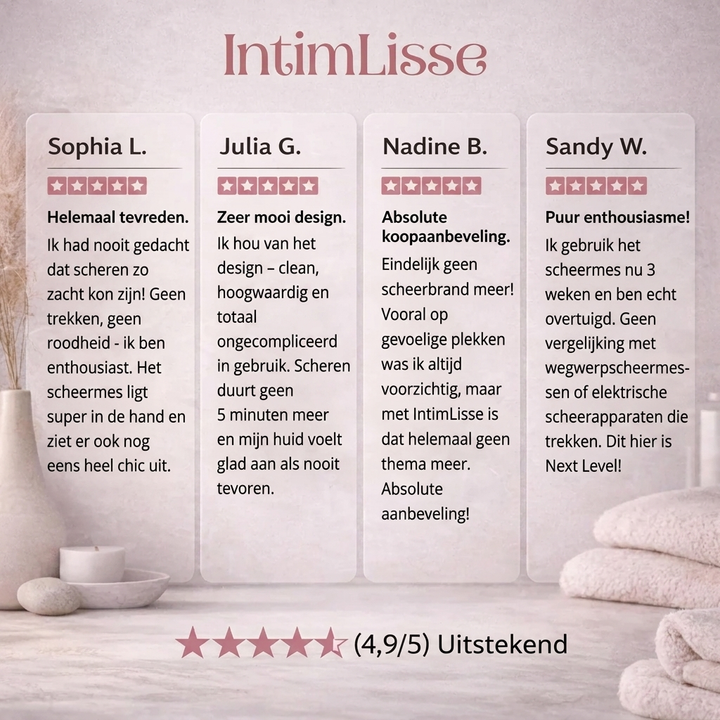 Intiemscheerapparaat voor vrouwen