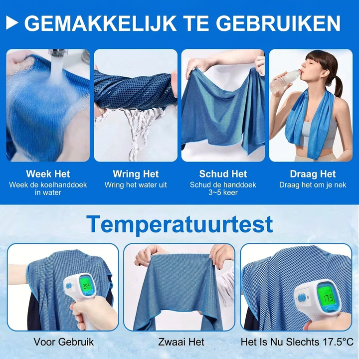 Set van 4 koelhanddoeken