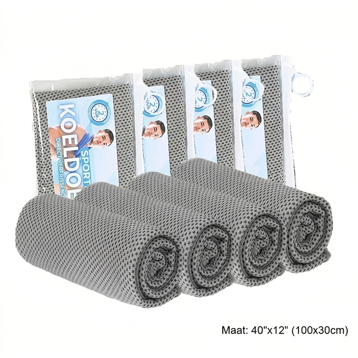 Set van 4 koelhanddoeken