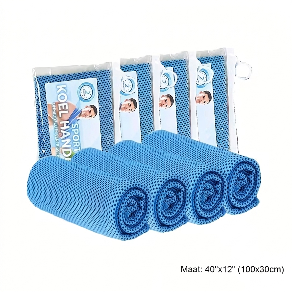 Set van 4 koelhanddoeken