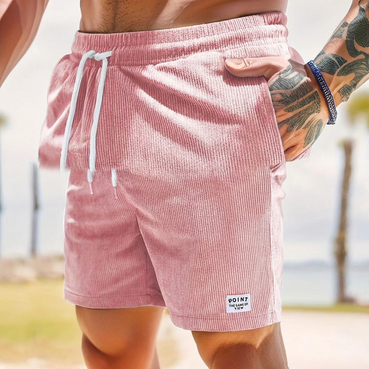 Heren Korte Broek met Veter en Touw van Corduroy