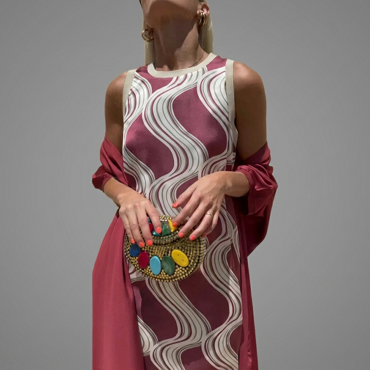 Dames Jurk met Cape en Elegantie